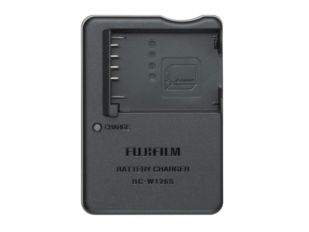 Fujifilm BC-W126S Batterieladegerät, Schwarz Single, Single