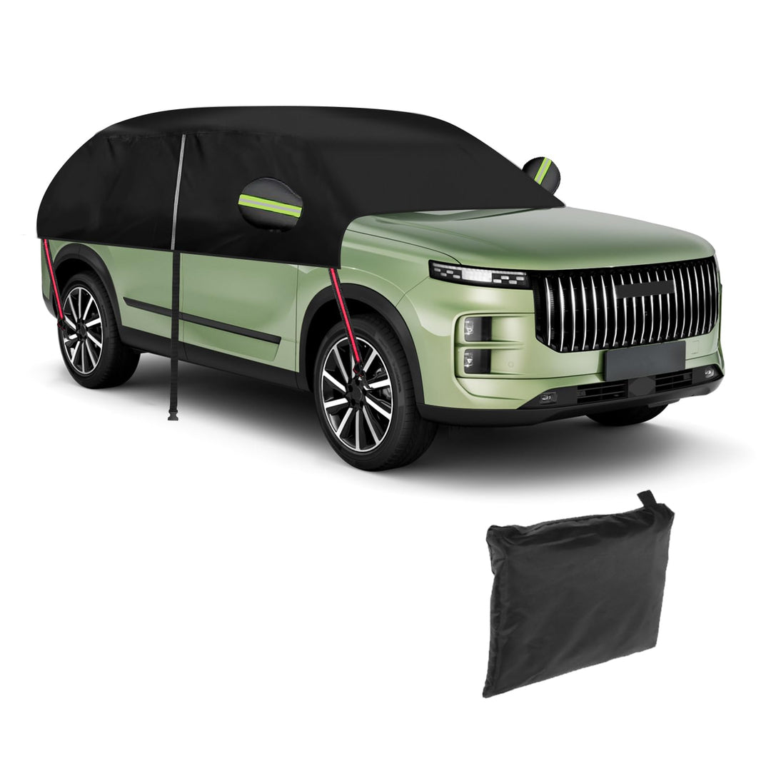 Halbgarage für Chery Jaecoo 7/J7 2024–2025, 420D Oxford, wasserdichte Autoabdeckung, Allwetterschutz