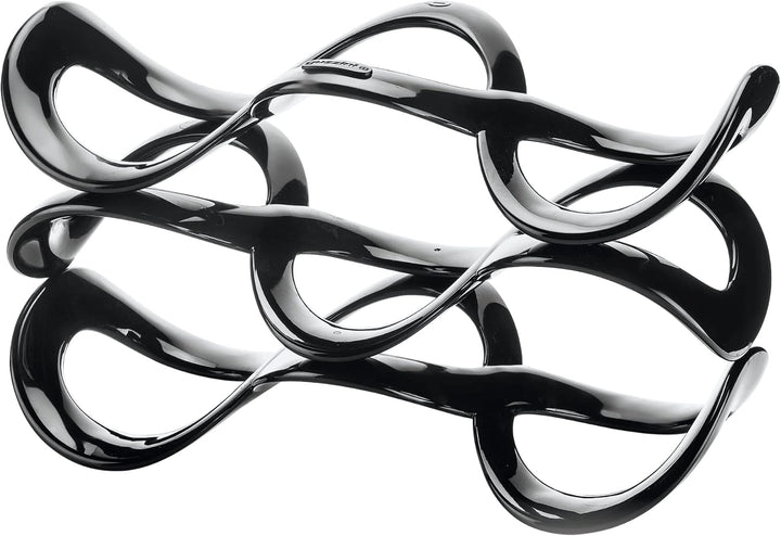 Guzzini - Icons, Cuvée Universal-Flaschengestell - Schwarz, 32,4 x 16 x h18,2 cm - 17010010 Schwarz