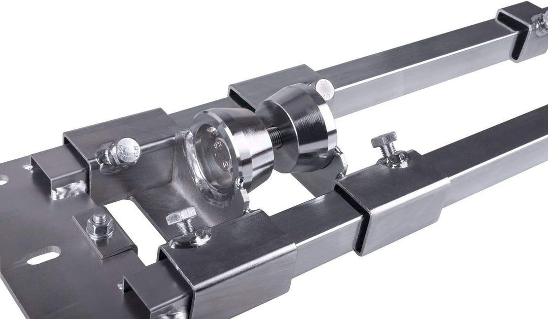 Dachsparrenhalter - DUR-line® Herkules E48-900 Edelstahl - über 1000Nm - Breite: 55 - 90 cm, Masthöh