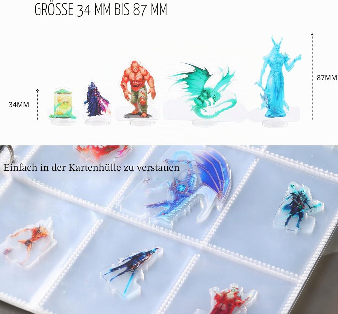 DND Miniatures Bulk Undead Theme Dungeons and Dragons Starter Set 2D Figuren D&D 5E Terrain Minis Ki