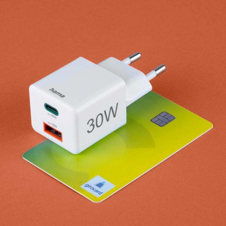 Hama Schnellladegerät USB (Ladegerät mehrfach, USBC, USBA, Universal Ladegerät Handy Tablet, Netzste