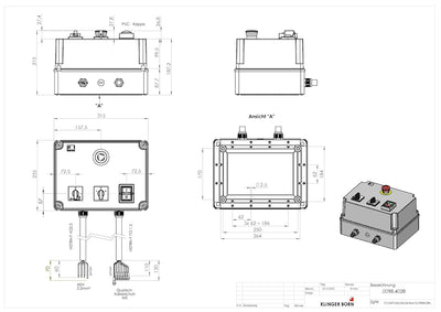 Stern-Dreieck-Starter, automatisch, bis 7,5kW ASB20 Hauptschalter Not-Halt