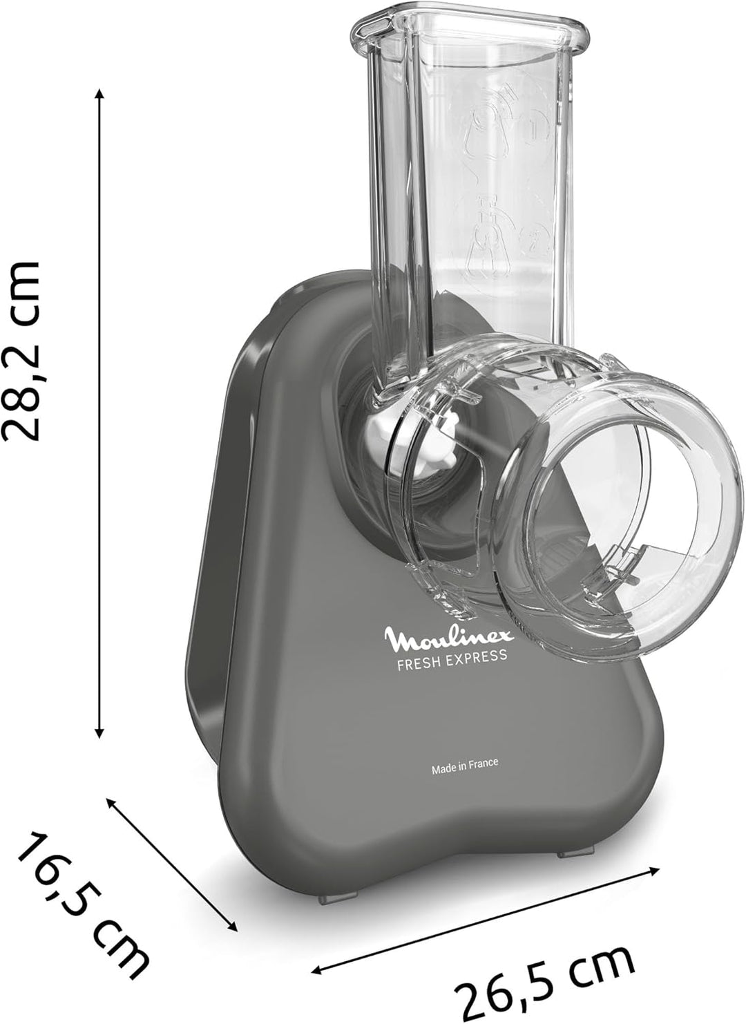 Moulinex Fresh Express Elektrische Gemüsereibe, Direktserviersystem, 5-in-1, zerkleinern-schneiden-r