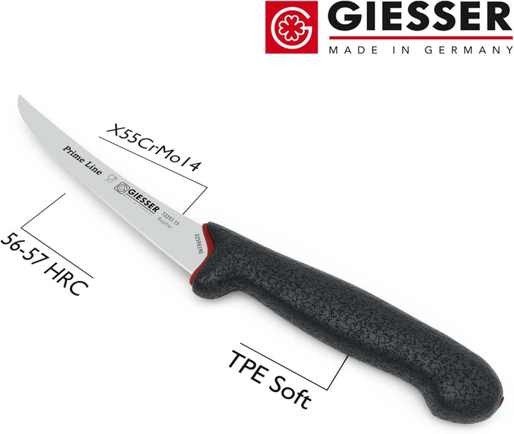 Giesser seit 1776 - Made in Germany - Ausbeinmesser rutschfest PrimeLine, 15 cm Klinge sehr flexibel