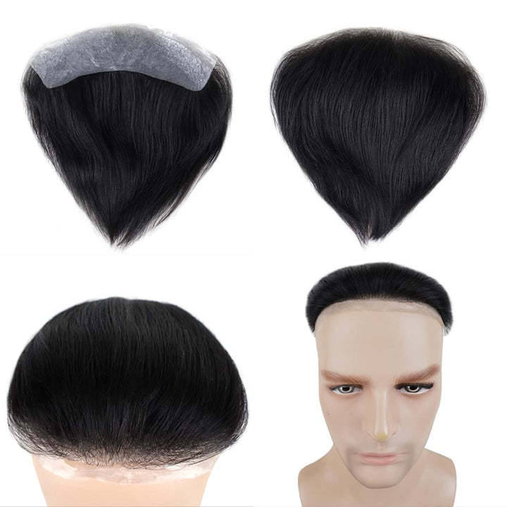 Lordhair Toupet Herren,100% Europäisches Echthaar Herren Toupet Echthaar,V-LOOP Skin Toupet Herren,T