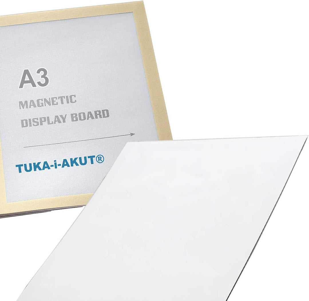 TUKA-i-AKUT 10st. A3 Info-Rahmen Selbstklebend mit Magnetverschluss, Einstecktasche Infotasche Blatt