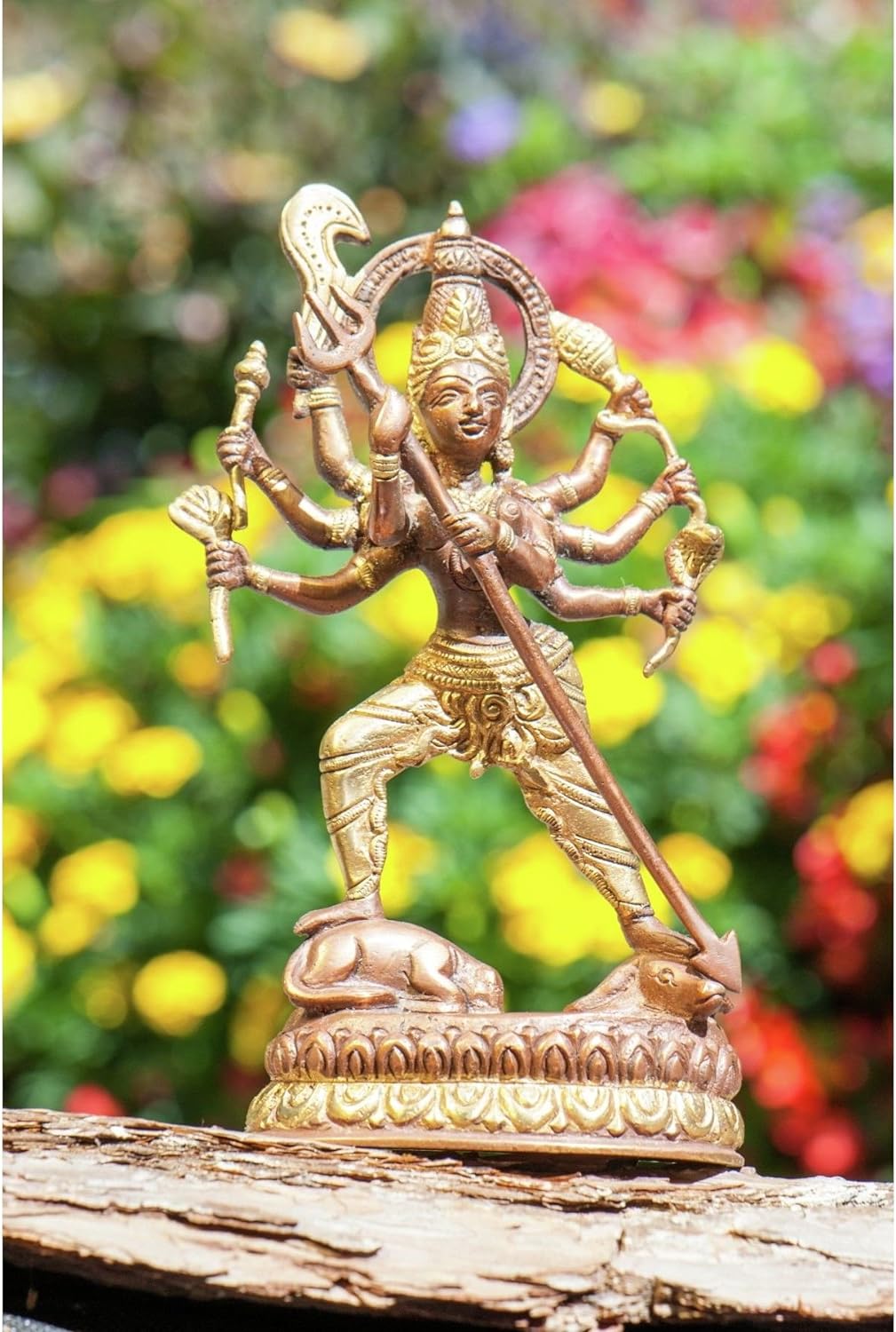 Kali 19,5 cm Kupfer/Messing Statue - Esoterik Zubehör günstig kaufen