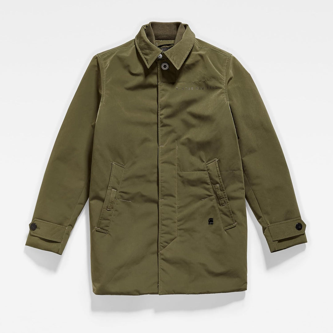 G-STAR Herren Utility Padded Trenchcoat Jackets, M Gr&#xFC;n (shadow olive D21943-C408-B230)