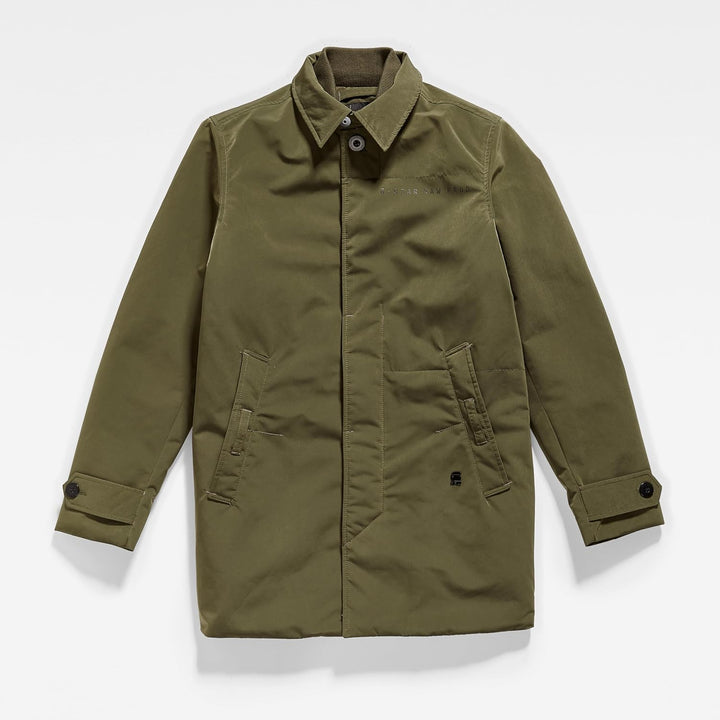 G-STAR Herren Utility Padded Trenchcoat Jackets, M Gr&#xFC;n (shadow olive D21943-C408-B230)
