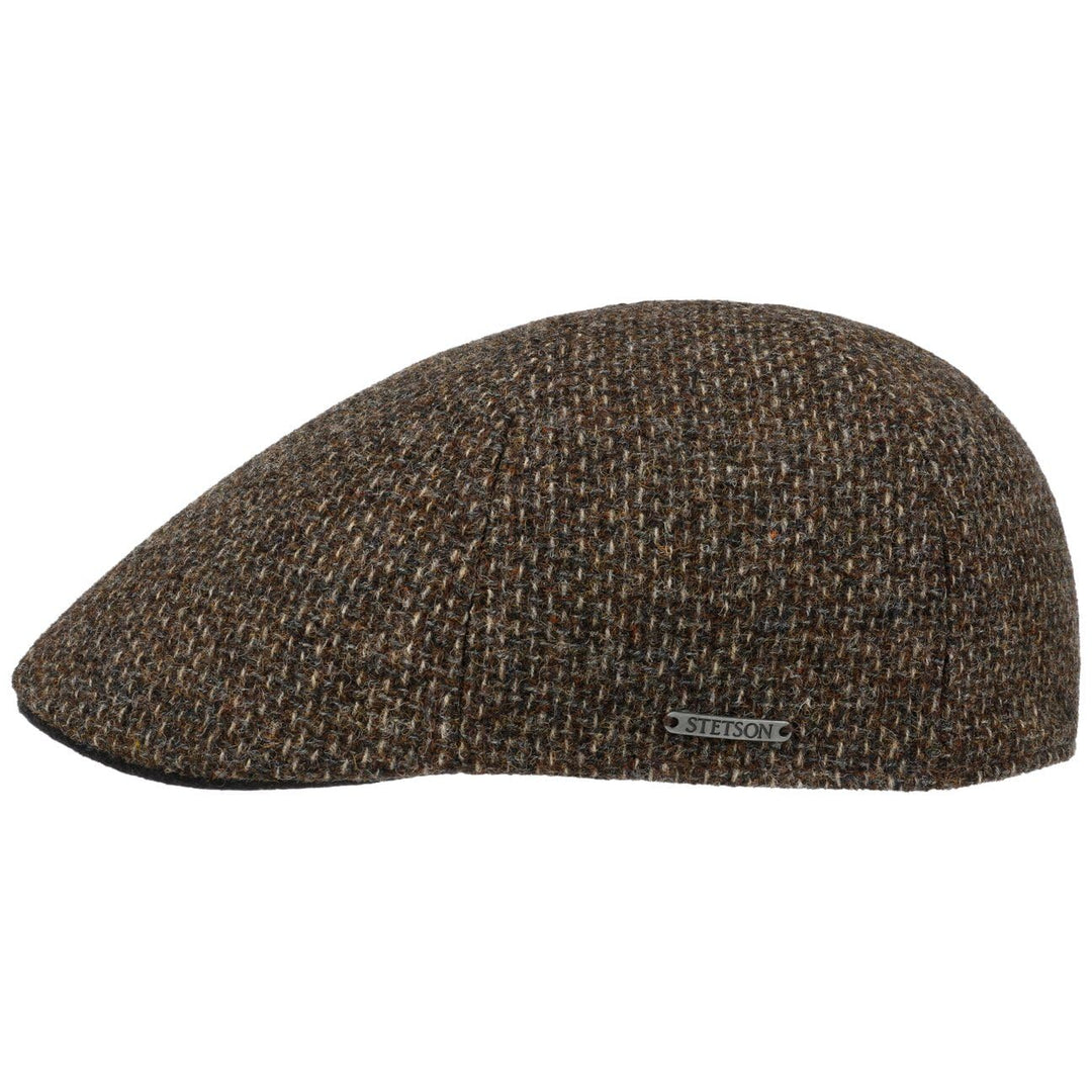 Stetson Texas Classic Wool Flatcap - Schiebermütze Herren - Herrenmütze mit Baumwollfutter - Schirmm