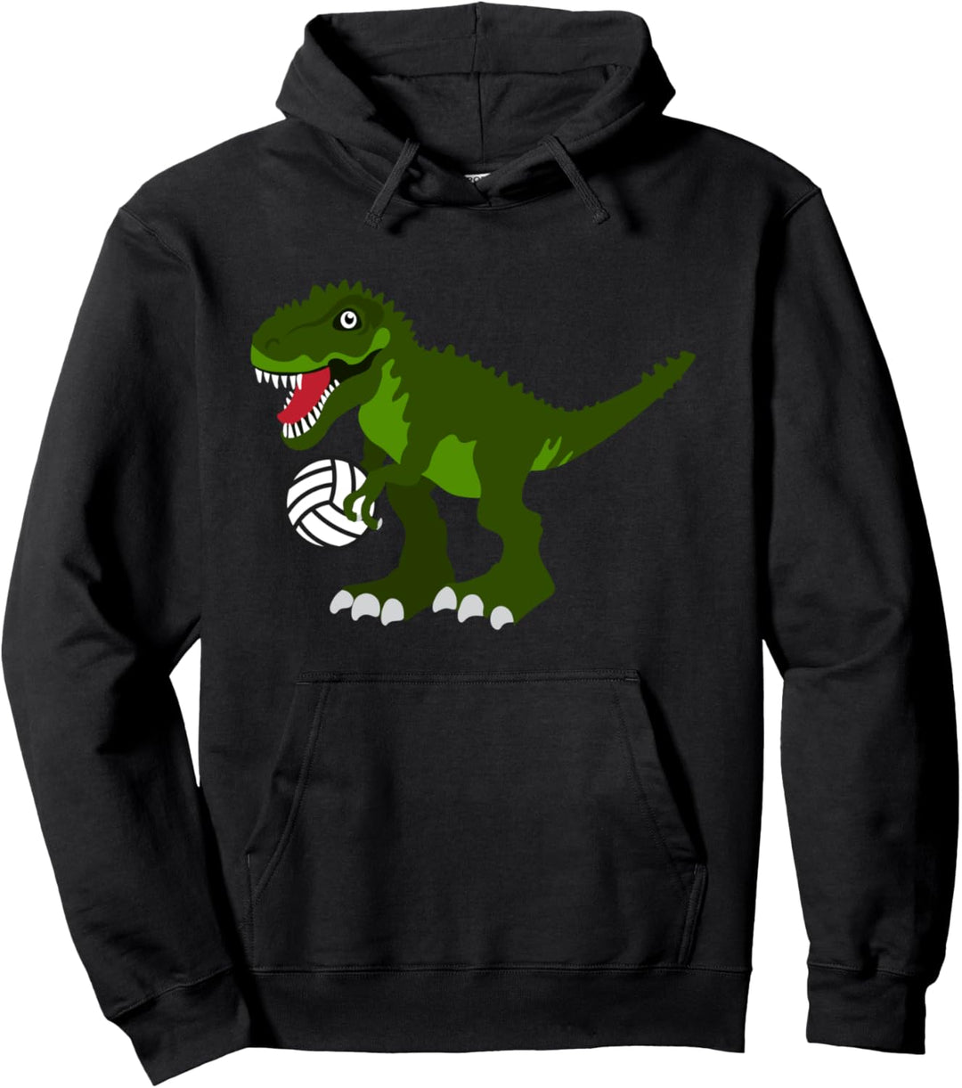 T-Rex Dino Fussball Tierfreund Tierliebe Hoodie Pullover Hoodie