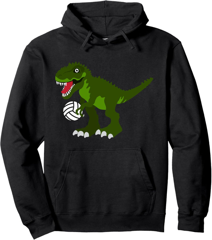 T-Rex Dino Fussball Tierfreund Tierliebe Hoodie Pullover Hoodie