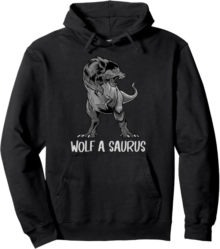 Wolf Raubtier Wolf-A-Saurus T-Rex - Wildnis Wölfe Wolf Pullover Hoodie