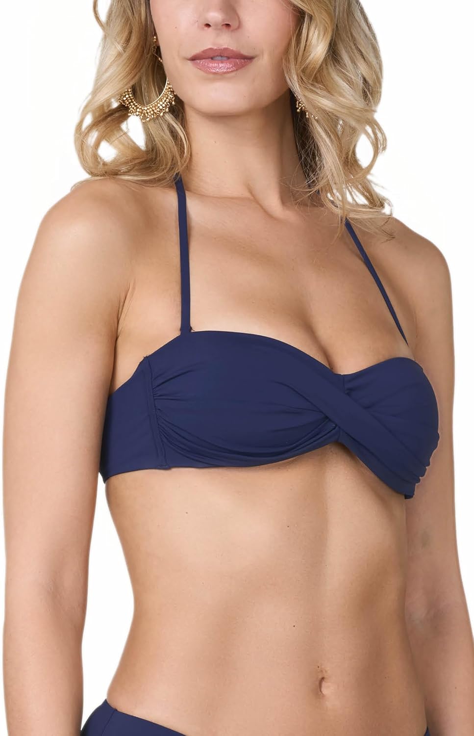 goldenpoint Bikini Damen Badeanzug BH Flecken 70B Dunkelblau, 70B Dunkelblau
