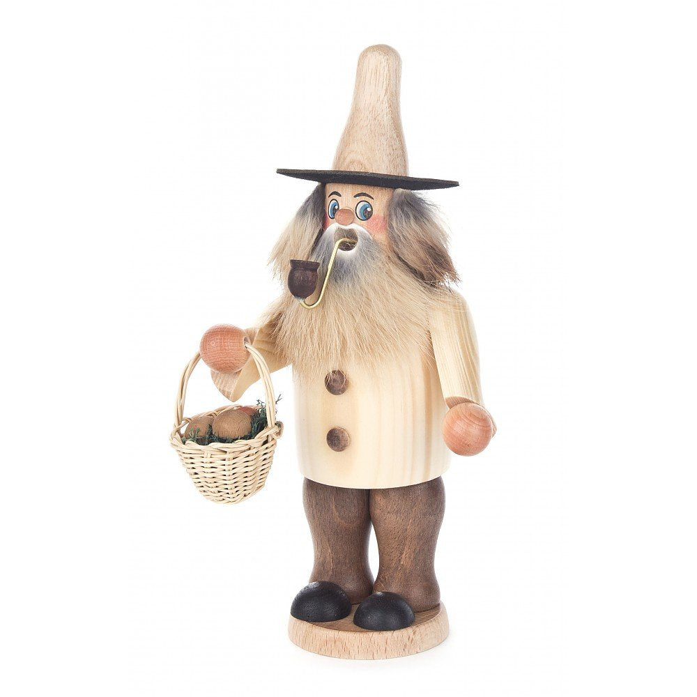 Räuchermännchen Pilzsucher - 20,5cm - Original Erzgebirge Räuchermann - Dregeno Seiffen