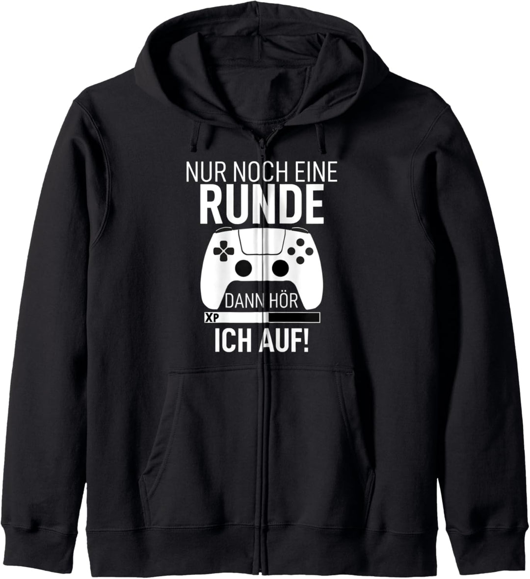 Nur noch eine Runde dann hör ich auf Game Spieler Zockerin Kapuzenjacke