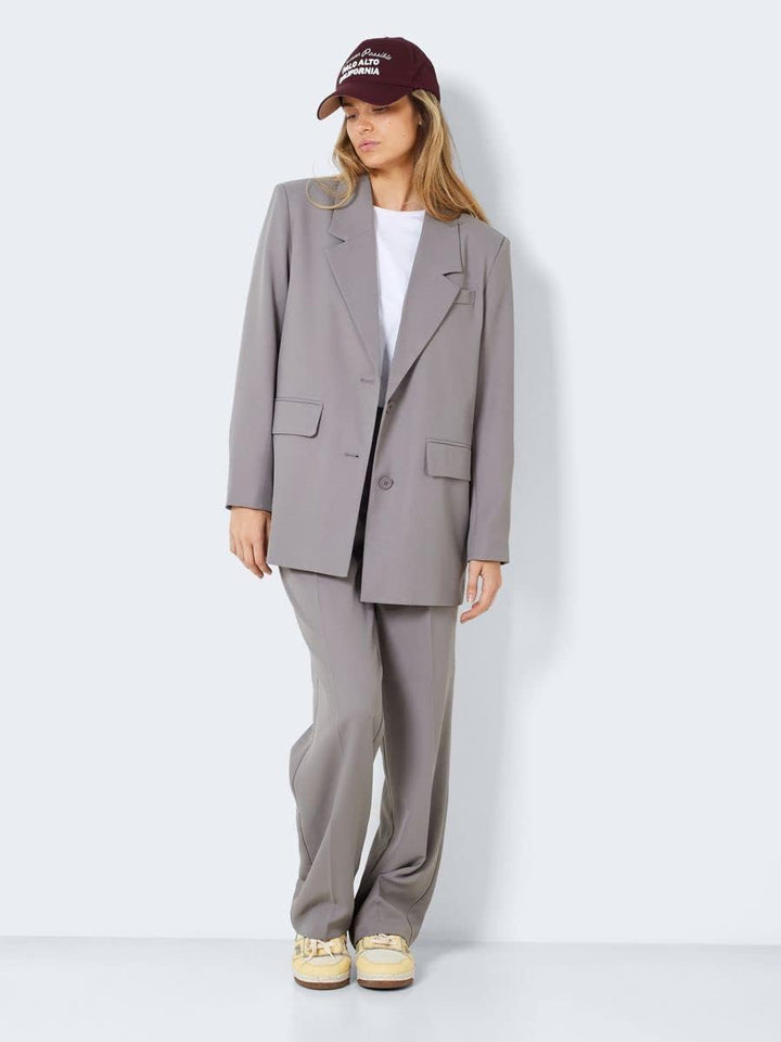 Noisy may Damen Nmmilla L/S Noos Blazer L Titanium, L Titanium