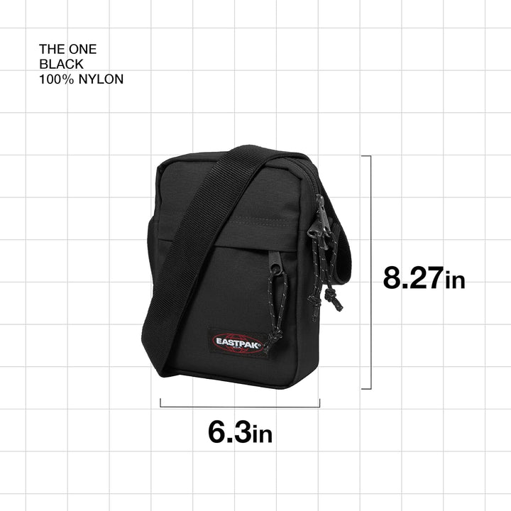 EASTPAK The One Umhängetasche, 21 cm, 2.5 L, Schwarz (Black) & The One Umhängetasche, 21 cm, 2.5 L,