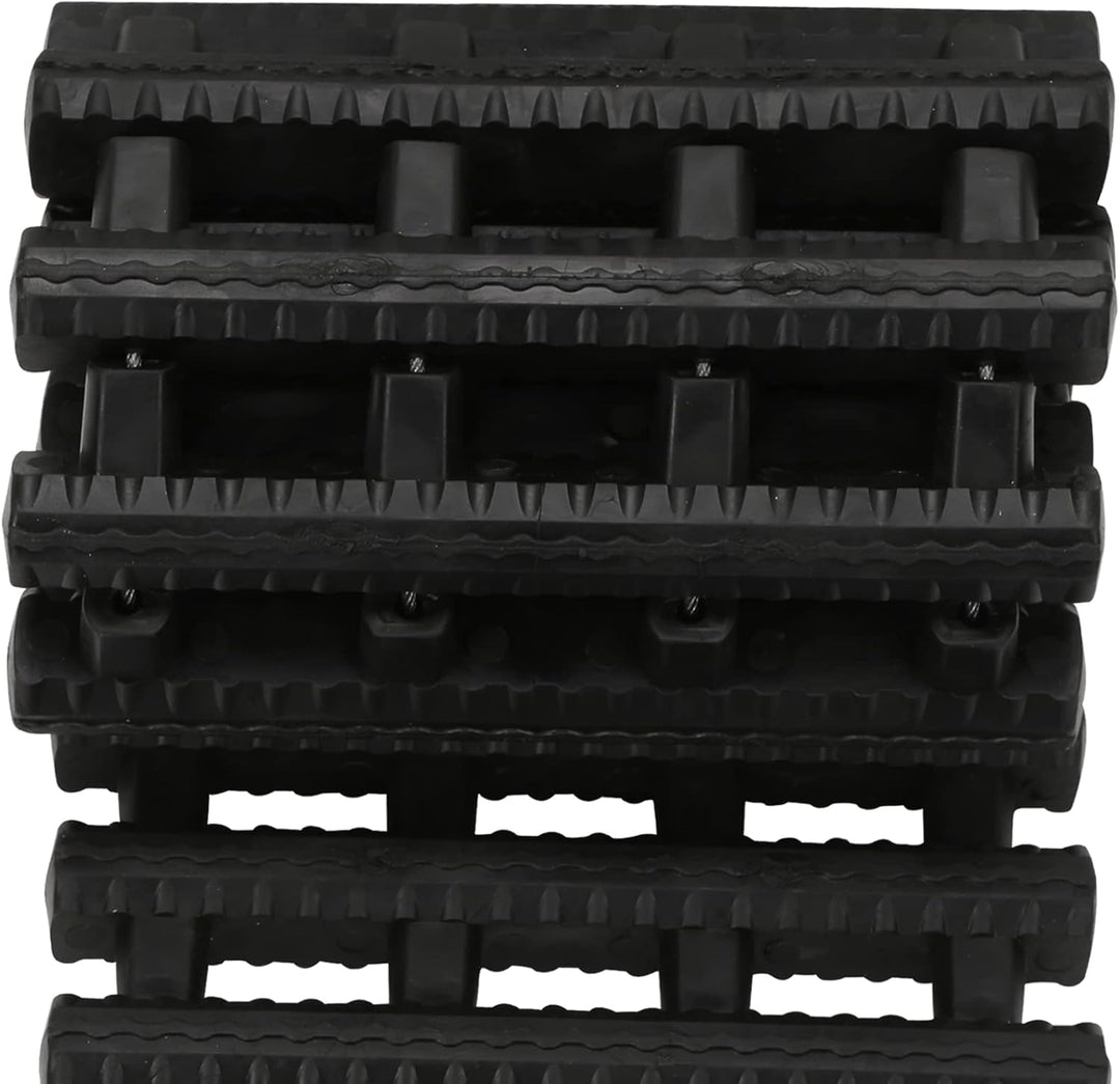 Ikodm 80 x 21 cm Auto Anfahrhilfe, 2er-Set Traktionshilfe, Schwerlast Gummi Anfahrtshilfe Set, Trakt