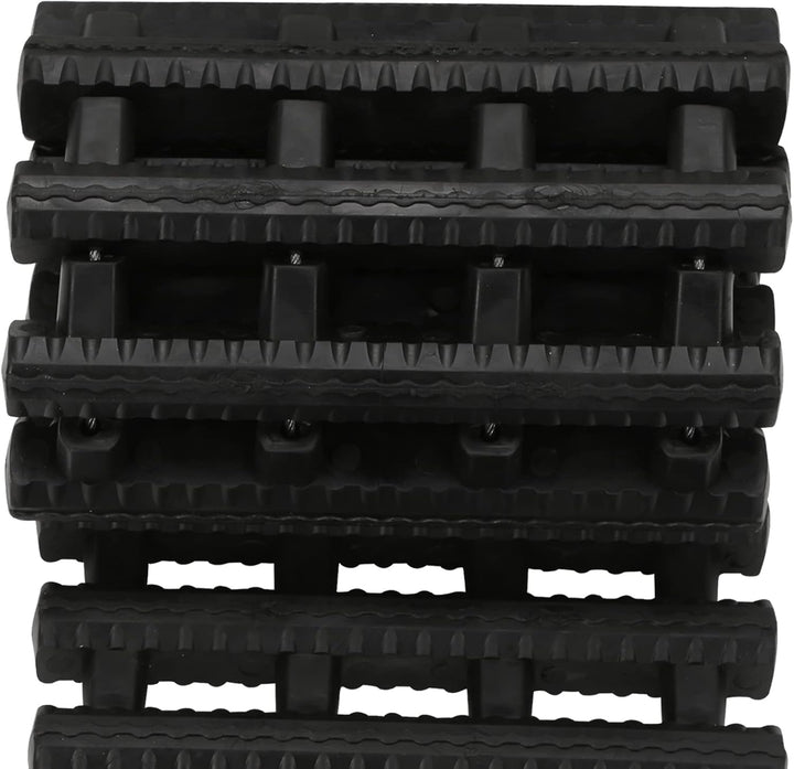 Ikodm 80 x 21 cm Auto Anfahrhilfe, 2er-Set Traktionshilfe, Schwerlast Gummi Anfahrtshilfe Set, Trakt