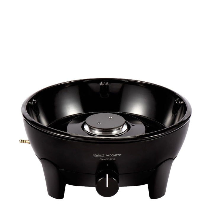 CADAC - Glamp Chef 40-50mBar - Tragbare Grills - GreenGrill-Keramikbeschichtung - Automatische Zündu