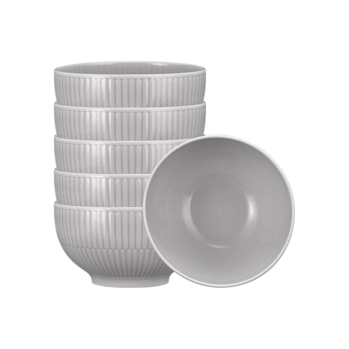 Seltmann Weiden Amina Café au Lait Schalen 6er Set, 500 ml, Runde Milchkaffeeschalen ohne Henkel mit