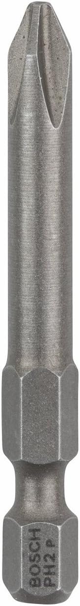 Bosch Professional Bit Extra Hard Kreuzschlitz (25 Stück, PH 2, Länge: 49 mm, Zubehör zum Schrauben)