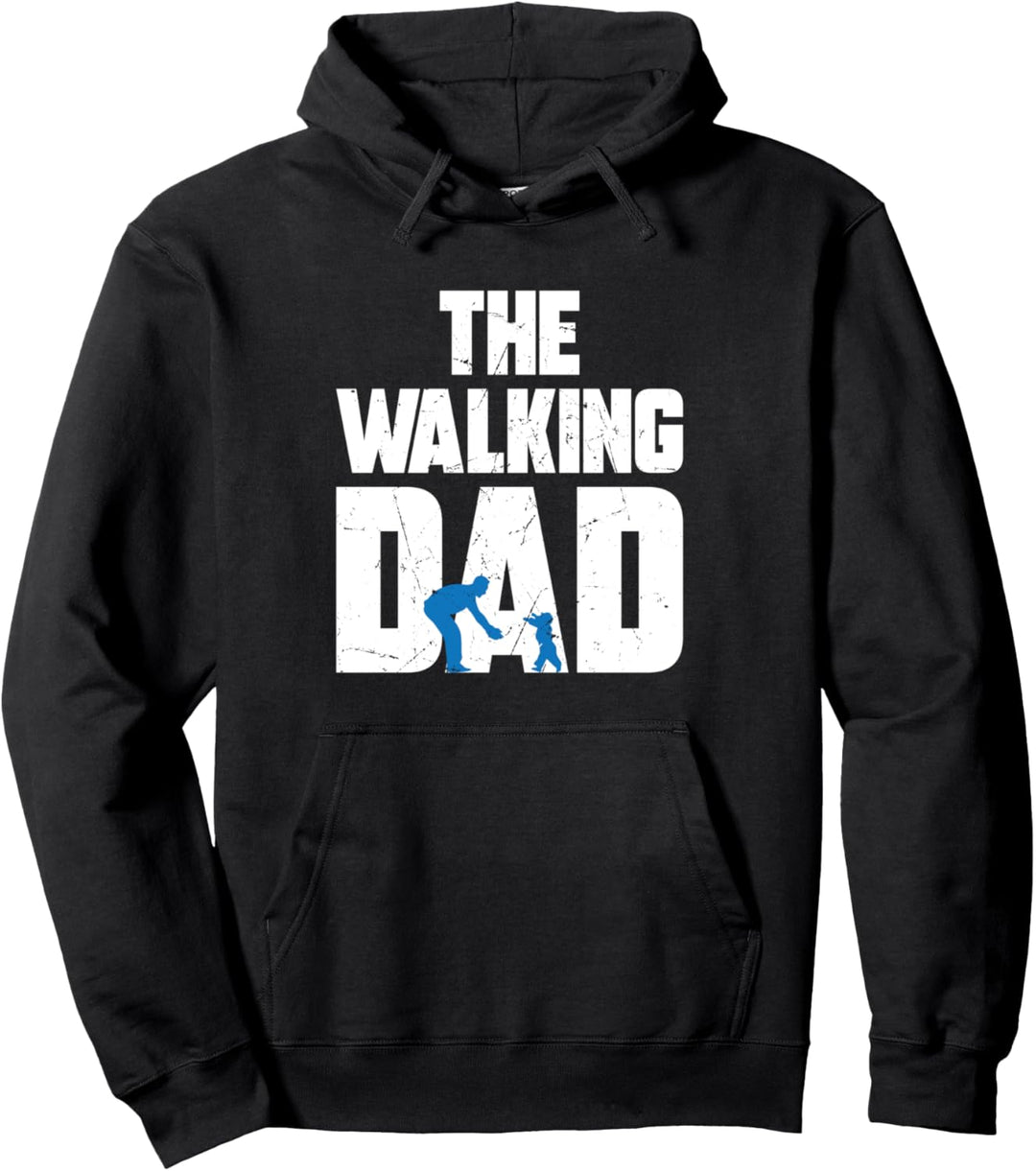 The Walking Dad Saunter Vater-Sohn-Vatertag Pullover Hoodie