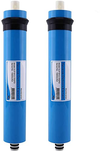2Pcs Umkehrosmoseteile Wasserfiltermembran, RO-Membran-Umkehrosmose Wasserfilter 75gdp Austausch Mem