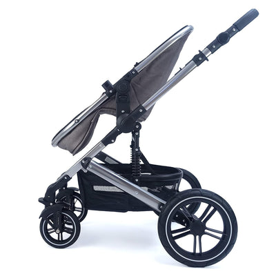 Pixini Neyla Kombi Kinderwagen mit Stoffwanne/Buggy/Wickeltasche/Getränkehalter/Regenplane/Mückennet