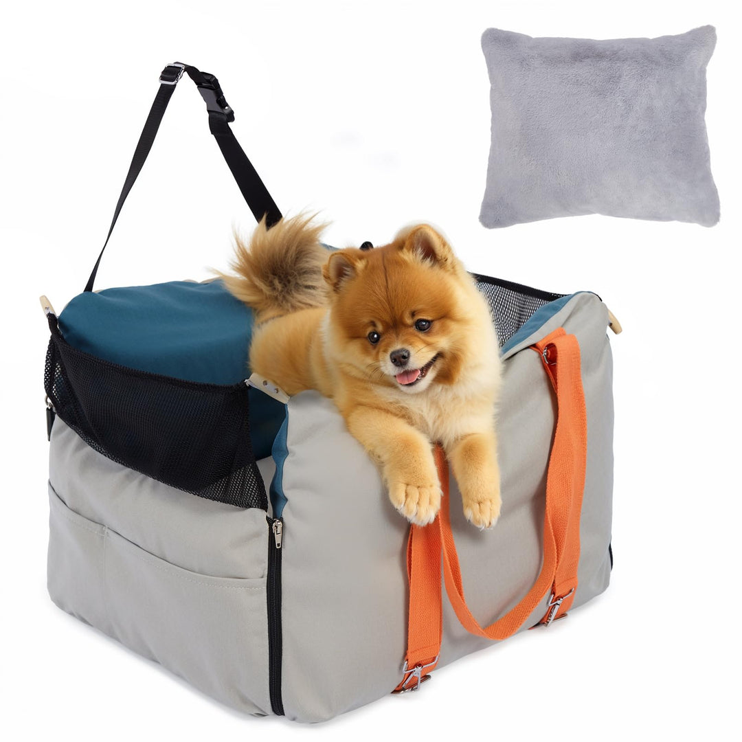 Ownpets Hunde Autositz für kleine bis mittlere Hunde, Waschbarer Hundesitz Auto, Hundebett Auto, Erh