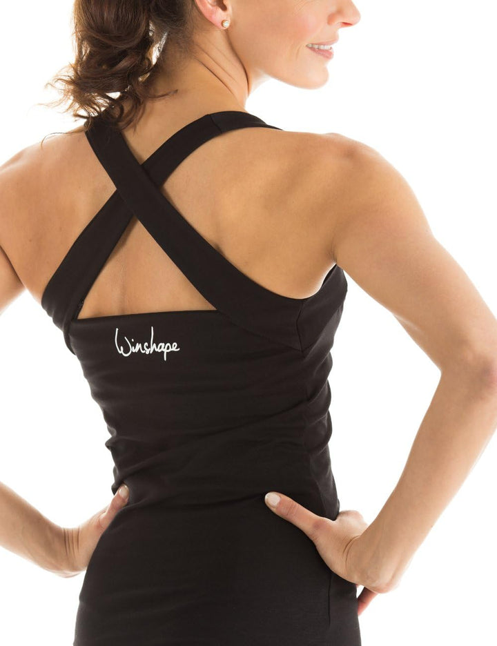 Winshape Damen Cross Back Top Modern S Schwarz, Modern S Schwarz