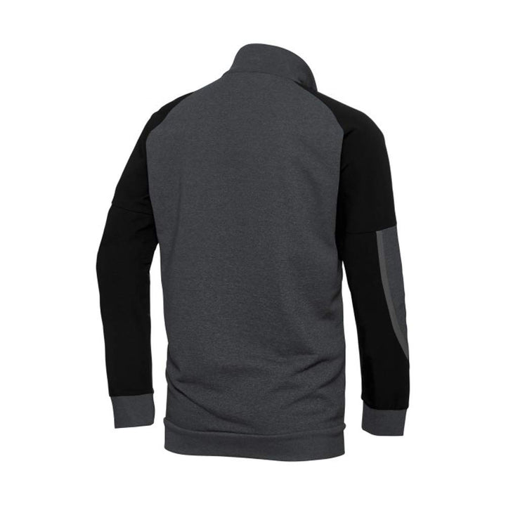BP 1828-293-5632-S Herren-Sweatshirt mit halbem Reissverschluss, Lange Ärmel, hoher Kragen mit Reiss