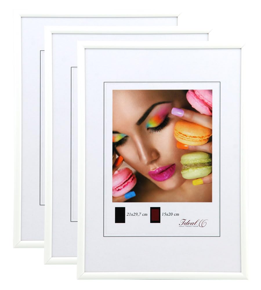 IDEAL TREND New Lifestyle Set Bilderrahmen Wanddeko Collage Poster Rahmen 2er 3er 5er Pack: Farbe: 3