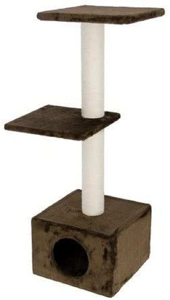 Kerbl 81587 Kratzbaum Venus braun 109 cm x 37 x 37 cm, braun 109 cm x 37 x 37 cm