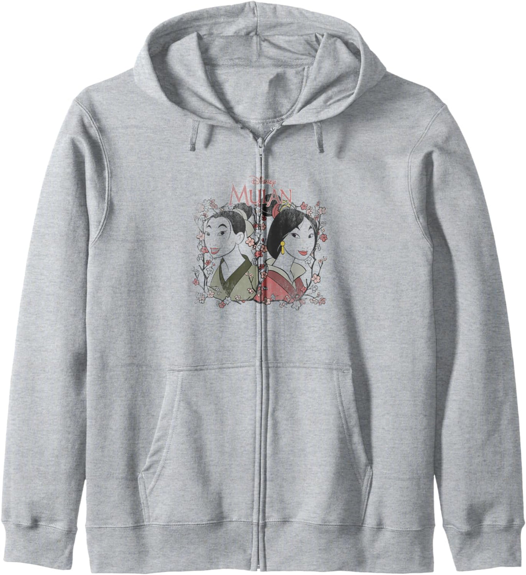 Disney Mulan Reflection Floral Portrait Kapuzenjacke