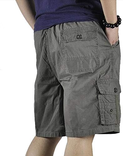 Putaowor Herren Sommer Cargo Shorts Kurze mit Elastischem Bund und Relaxed Fit volle elastische Tail
