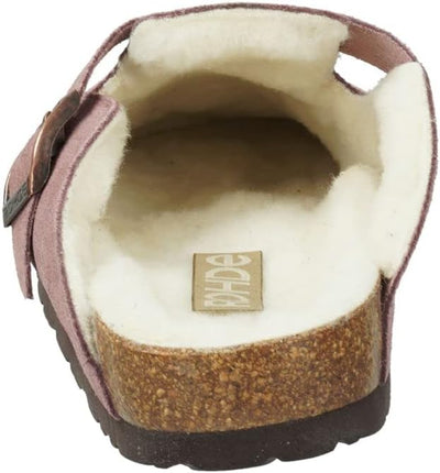 Rohde Alba Damen, Frauen, Pantoffeln, Slipper,Puschen,Leder-Pantoffeln,gefüttert,Lammfell,Merino,war