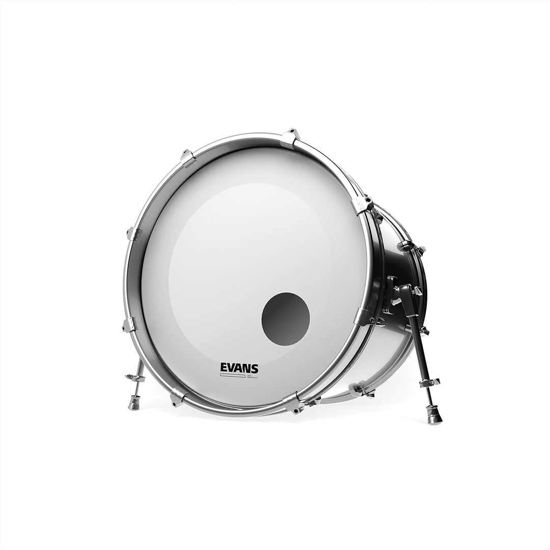 Evans BD24RGCW Resonanzfell für Bassdrum 60,9 cm (24 Zoll) Loch 12,7 cm (5 Zoll) weiss 24 inch, 24 i