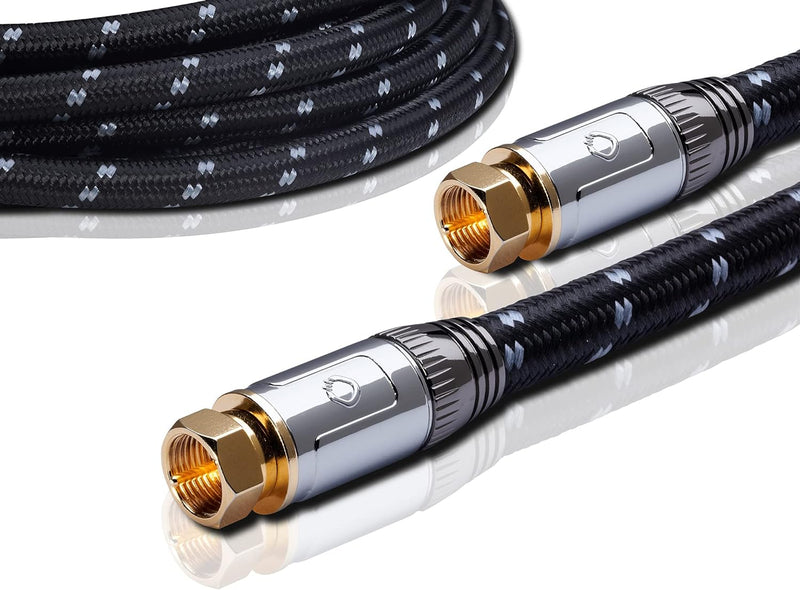 Oehlbach XXL Transmission Ultra S - High End HPOCC Sat-Kabel, Antennenkabel für Satellit und Sky Rec