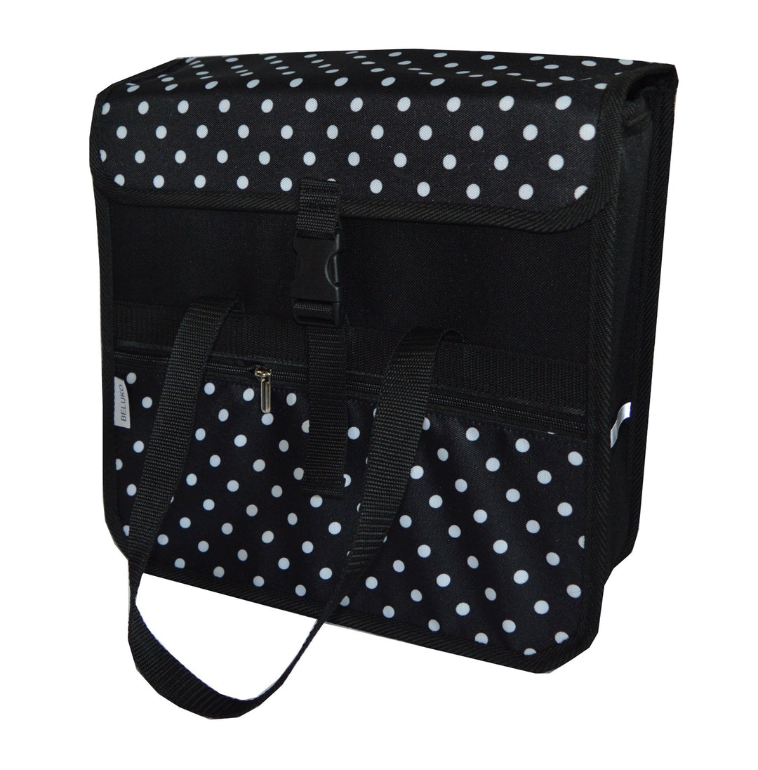 FAHRRADTASCHE 26" 28" Erwachsene Satteltasche Gepäckträgetasche Doppel 2x15l / Einzelne 1x15l (30. U