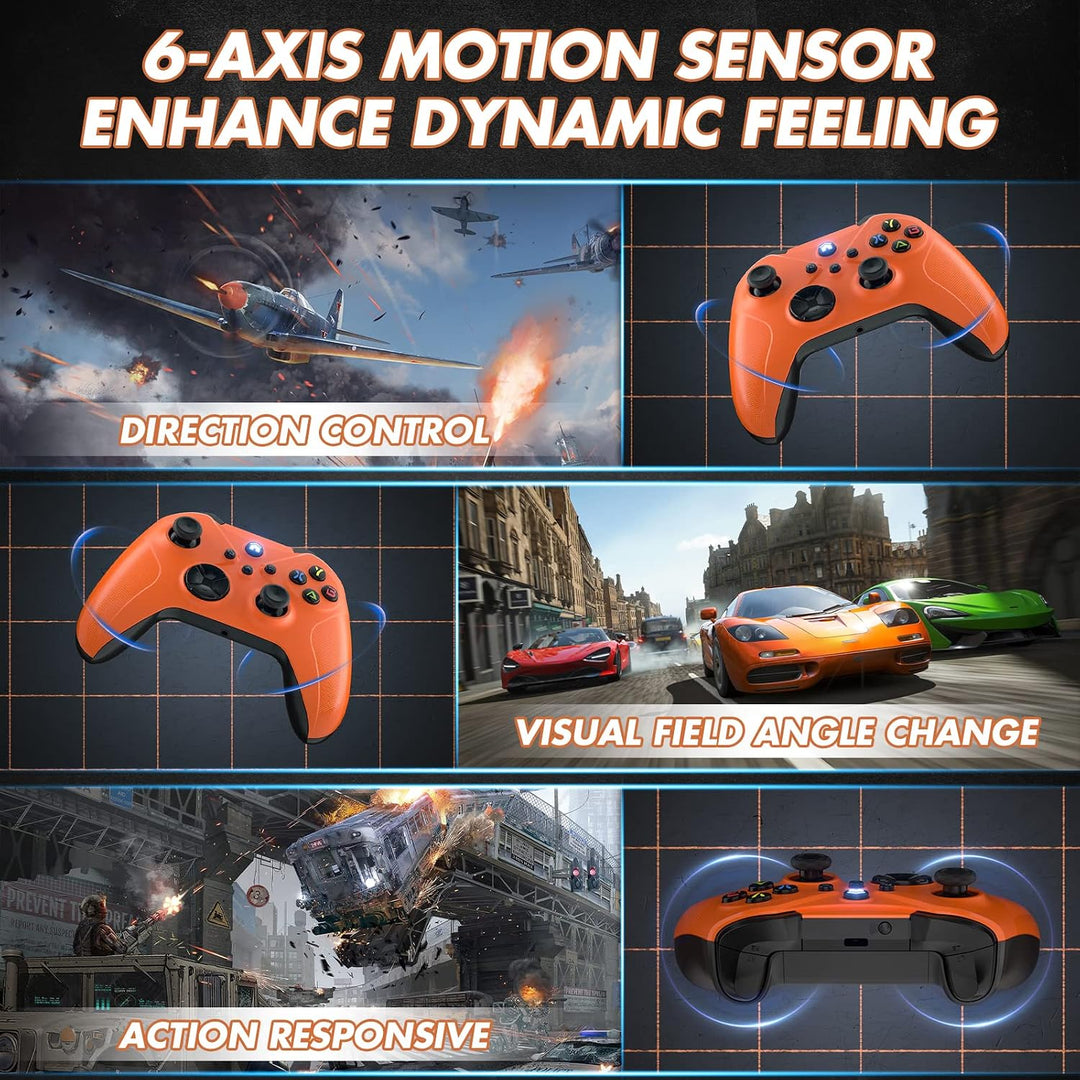 Lapezei Wireless Controller für Xbox Series S/X, mit Xbox One/PC/Android/iOS, Bluetooth Gamepad mit