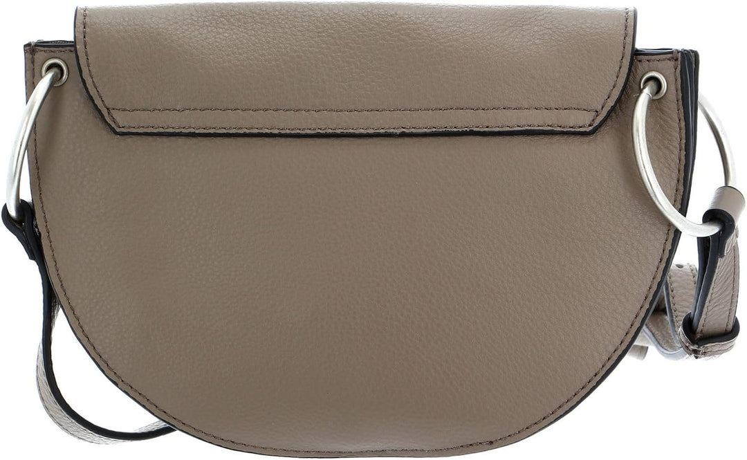 FREDsBRUDER Tasche OLIVIA SADDLE mit Label-Applikationen Einheitsgrösse Muddy Taupe, Einheitsgrösse
