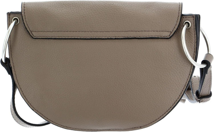 FREDsBRUDER Tasche OLIVIA SADDLE mit Label-Applikationen Einheitsgrösse Muddy Taupe, Einheitsgrösse