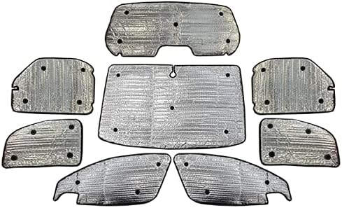Fensterrollo-Set für Citroen Berlingo (2008–2018), vollständiges Set, wendbar, Thermisch