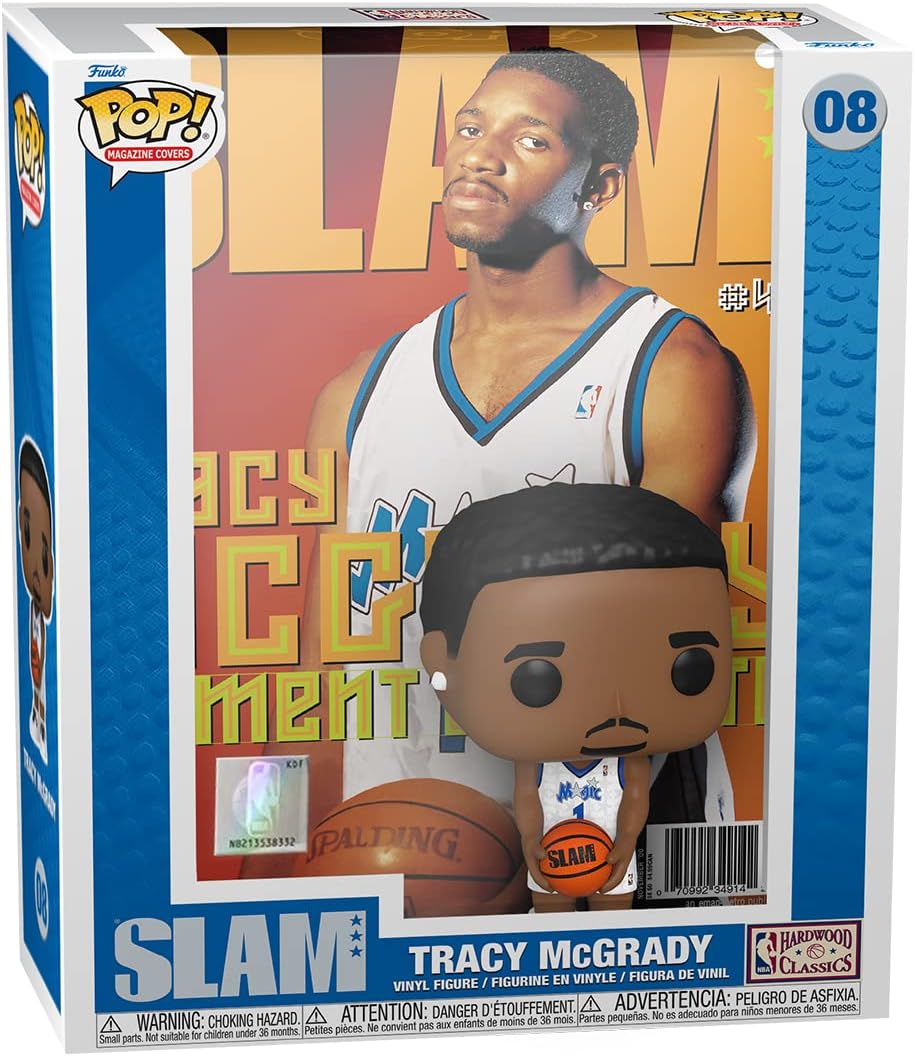 Funko POP! NBA Cover: SLAM - Tracy McGrady - Vinyl-Sammelfigur - Geschenkidee - Offizielle Handelswa