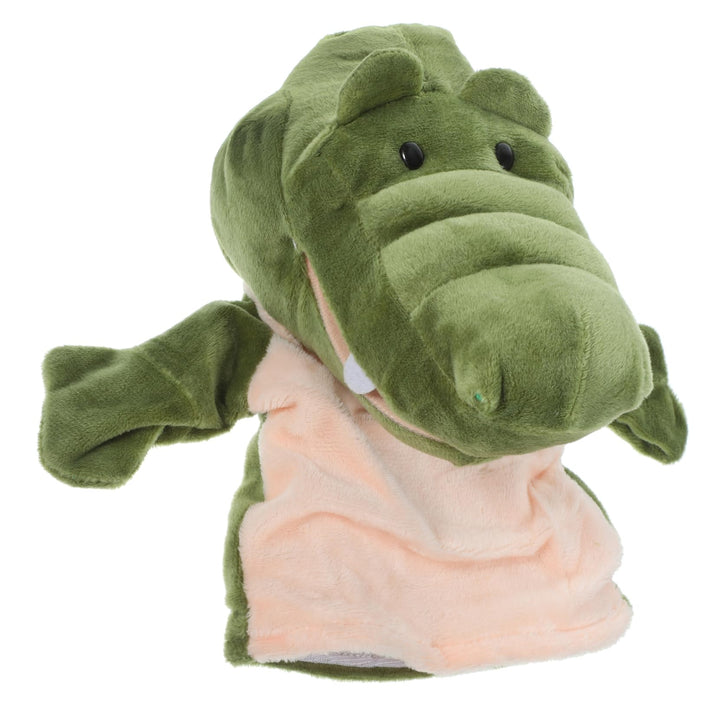 SUPVOX Krokodil Handpuppe mit Offenem Mund Interaktives Pädagogisches Tier Handspielzeug für Fördert