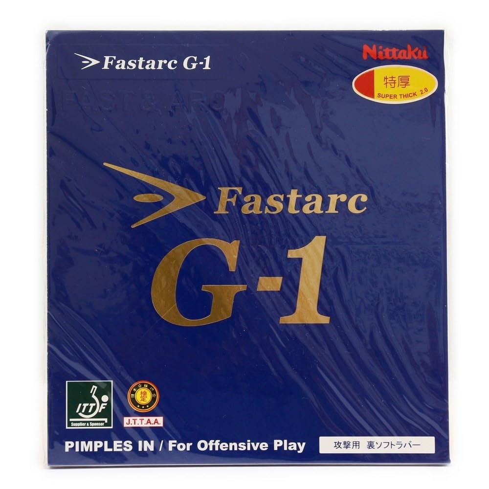 NITTAKU Fastarc G-1 Tischtennisgummi 1,8 mm, rot 1,8 mm, rot, 1,8 mm, rot 1,8 mm, rot