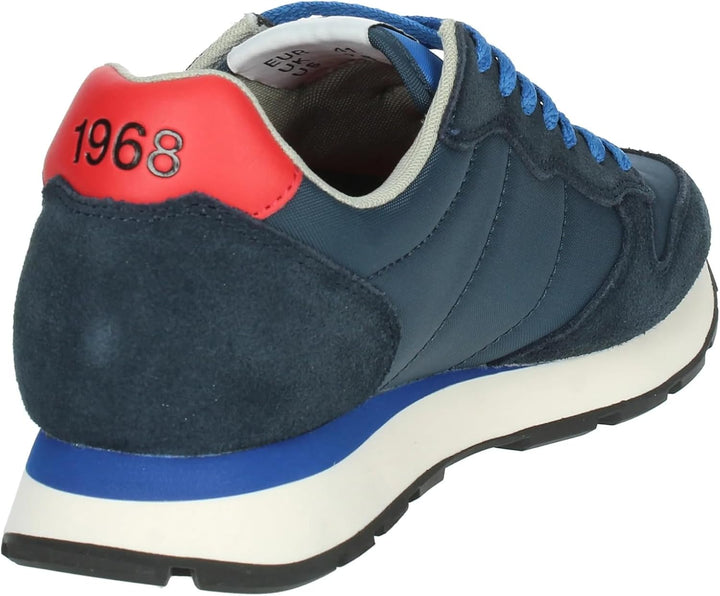 SUN68 Herren Tom SOLID Nylon Sneaker 41 EU Navy Blue, 41 EU Navy Blue